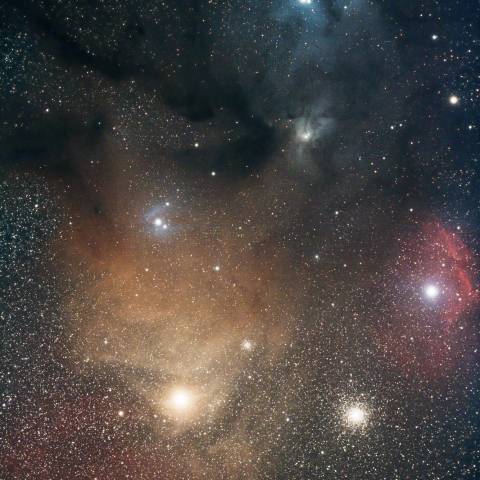 アンタレス周辺の散光星雲