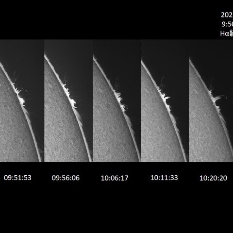 20221021の太陽　(3122)群の継時変化