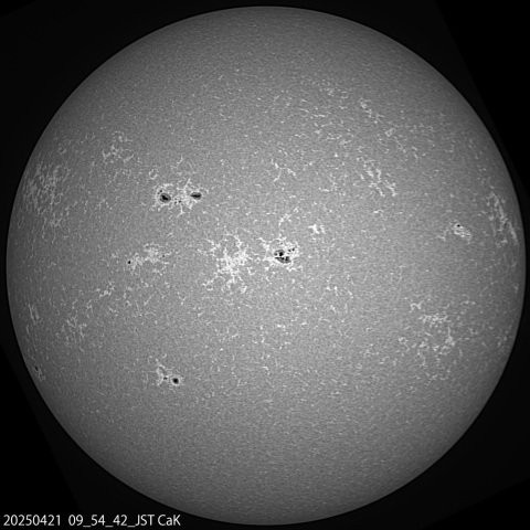 4/21の太陽 CaK光