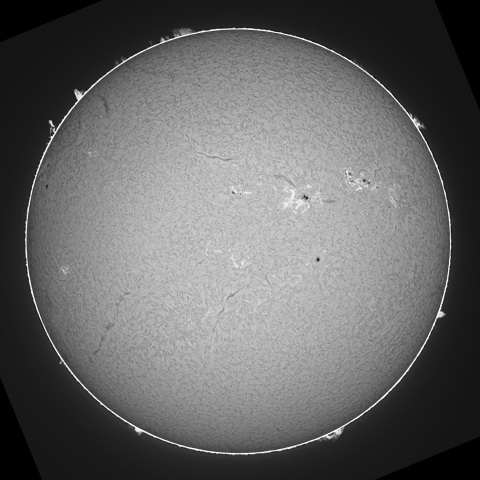 20230510の太陽　Hα線画像
