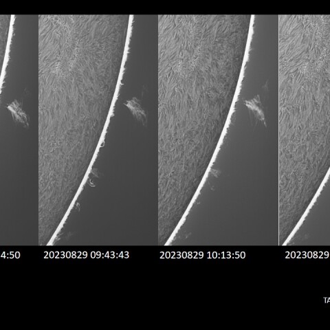 20230829の太陽(継時変化)