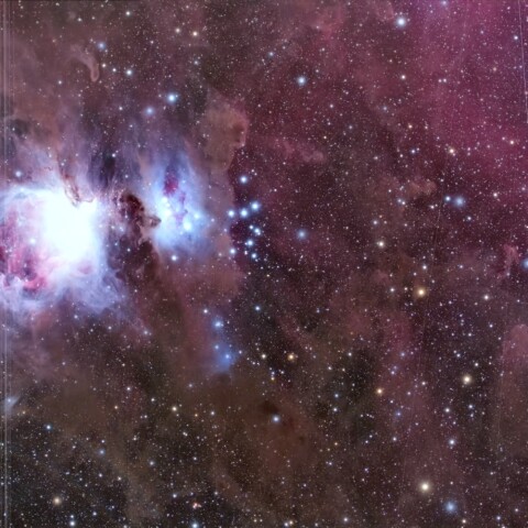 オリオン大星雲付近