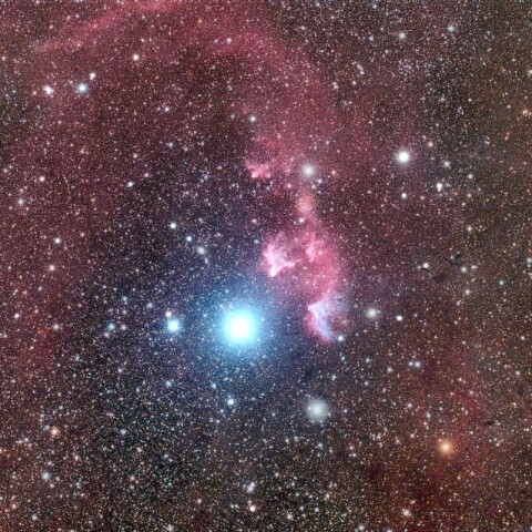 IC63 幽霊星雲周辺