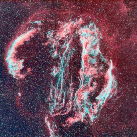 網状星雲とその周辺