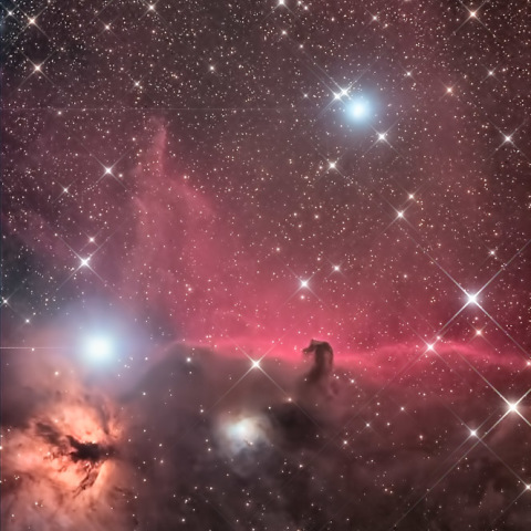 馬頭星雲（4本光芒）