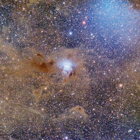 アイリス星雲とその周辺