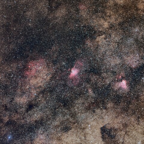 M16 わし星雲周辺