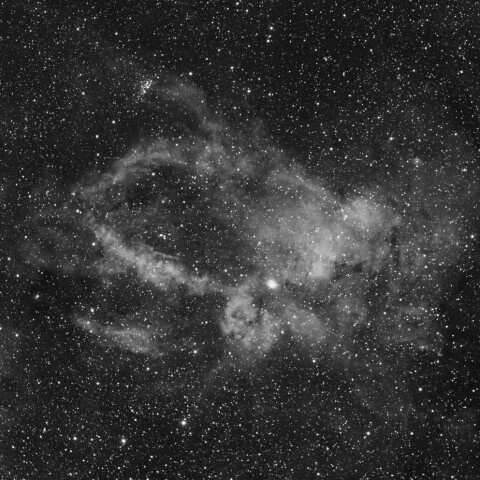 くわがた星雲 と NGC7635