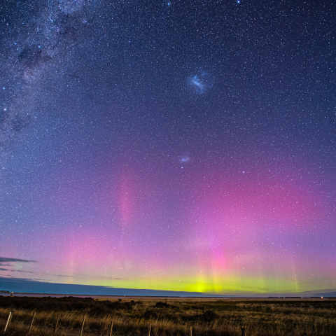 低緯度オーロラ (クライストチャーチにて)