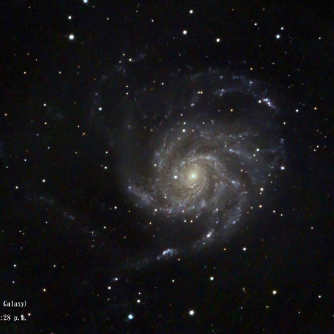 M101 (回転花火銀河）