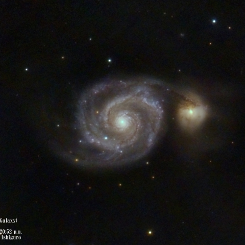 M51 子持ち銀河