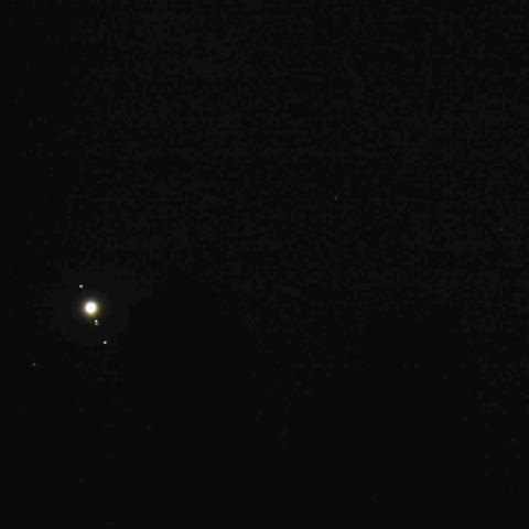 木星に接近する海王星