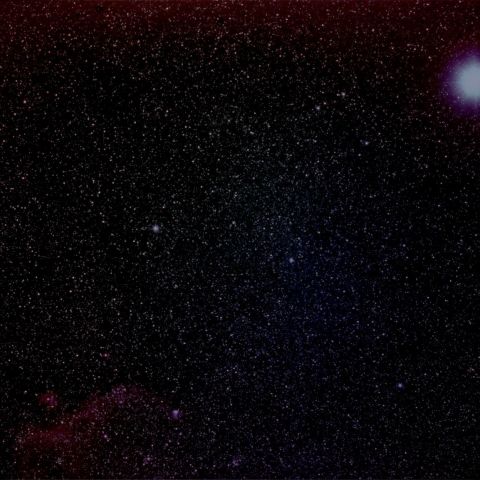 シリウスとカモメ星雲