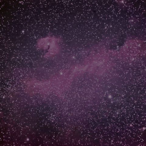 市街地からカモメ星雲