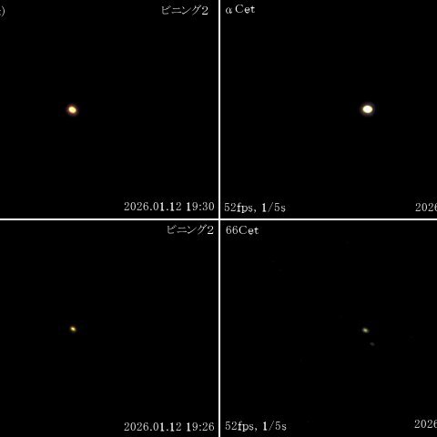 くじら座の六八九トリオ＋α