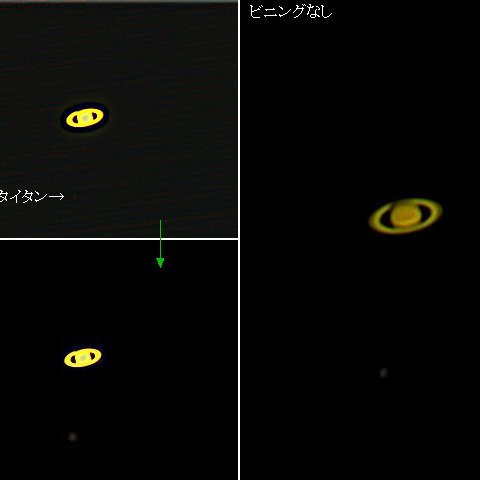 土星とタイタン