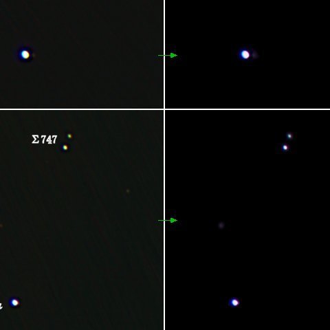 オリオン座ιとΣ747