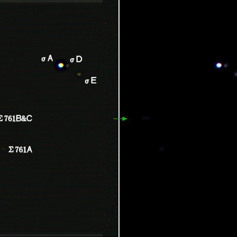 オリオン座σとΣ761