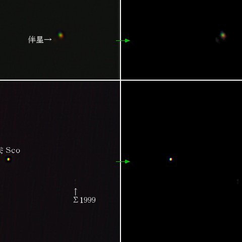 さそり座ξとΣ1999