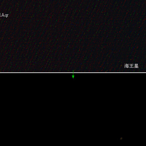 海王星とみずがめ座81番星の接近