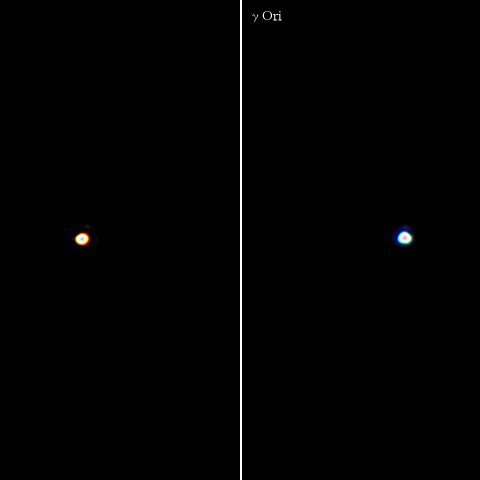 ベテルギウスとベラトリクス