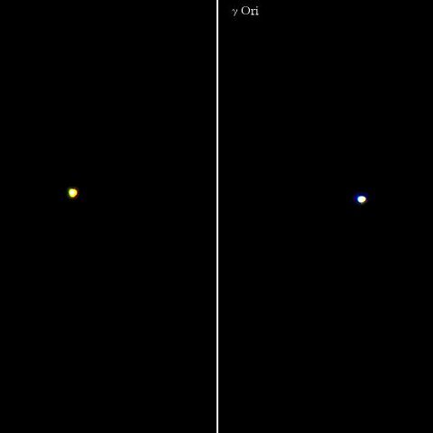 ベテルギウスとベラトリクス