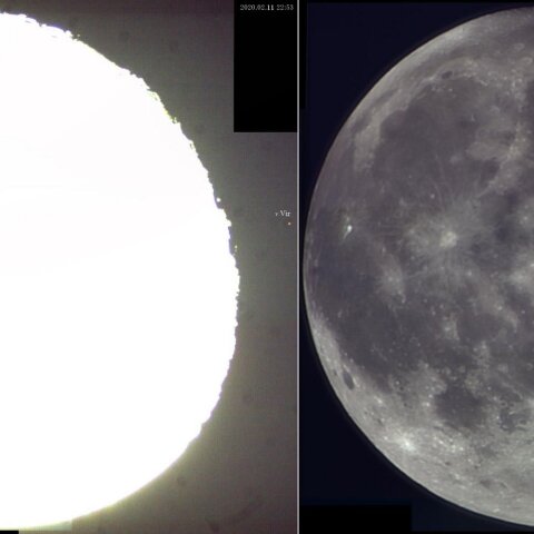 おとめ座νの星食