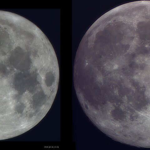 2020年の最小満月と最大満月