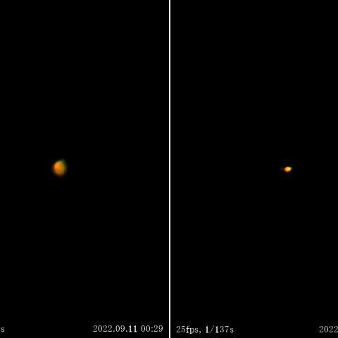 火星とアルデバラン