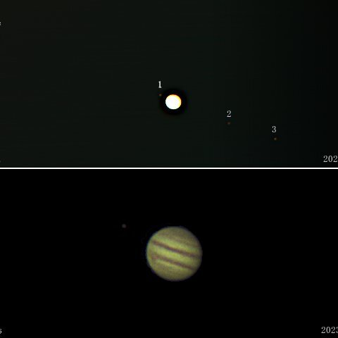 木星　おひつじ座σに接近中