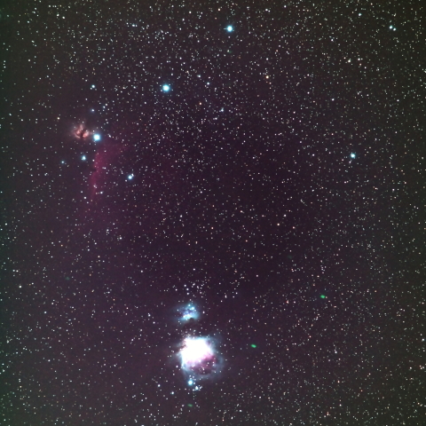 オリオン座4つ星！？(C/2020 M3と三ツ星)