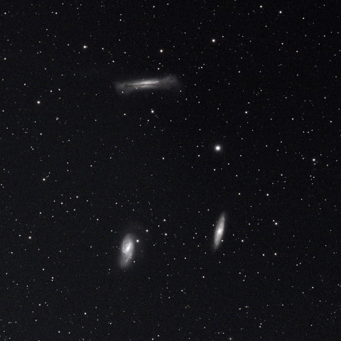 しし座トリオ銀河 M65 M66 NGC3628