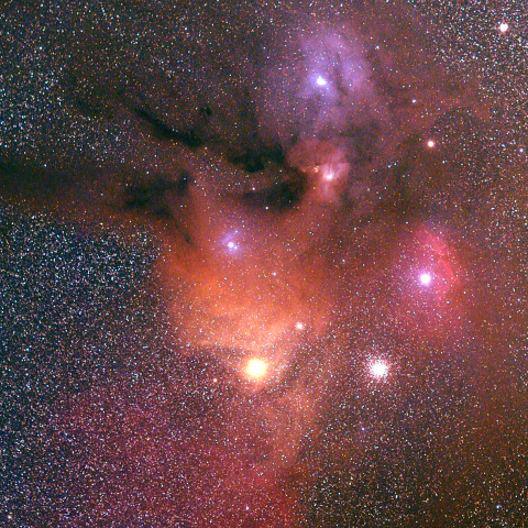 アンタレス付近の散光星雲