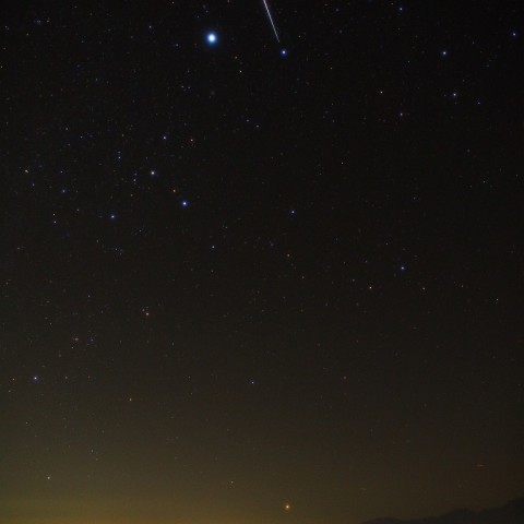 カノープスとふたご座流星群