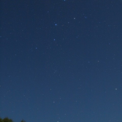 月夜の晩の秋の星座