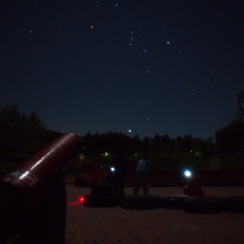 深夜の狩人オリオン撮影会