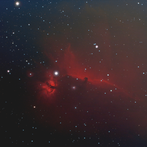 馬頭星雲　光害地