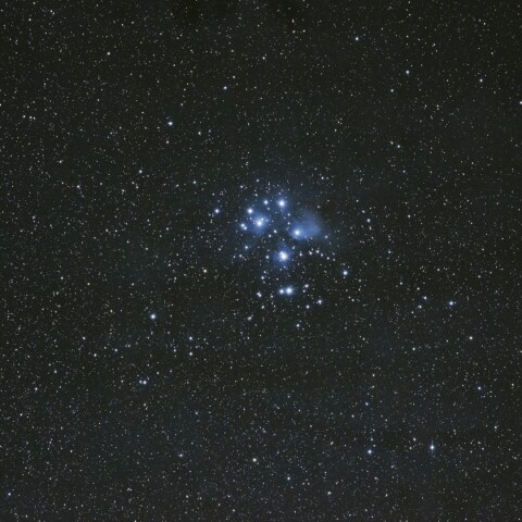 The Pleiades near the Zenith