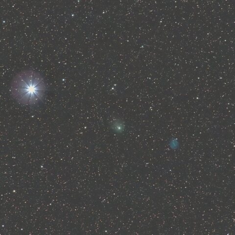 12月4日のポン・ブルックス彗星