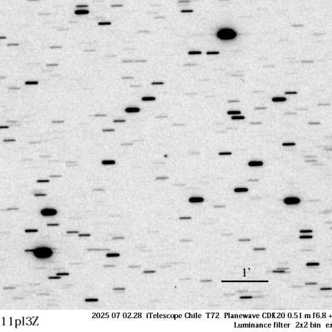 恒星間天体 3I/ATLAS (A11pl3Z)