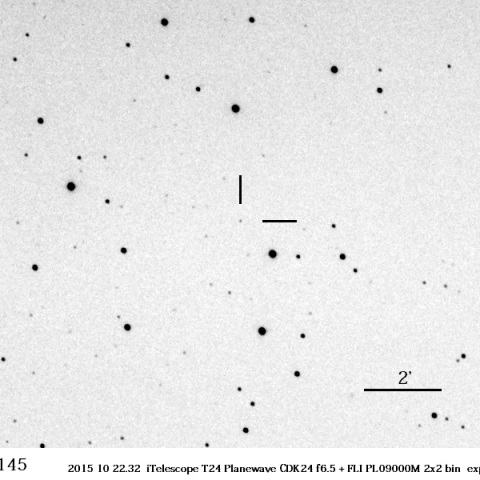 地球接近小惑星 2015 TB145