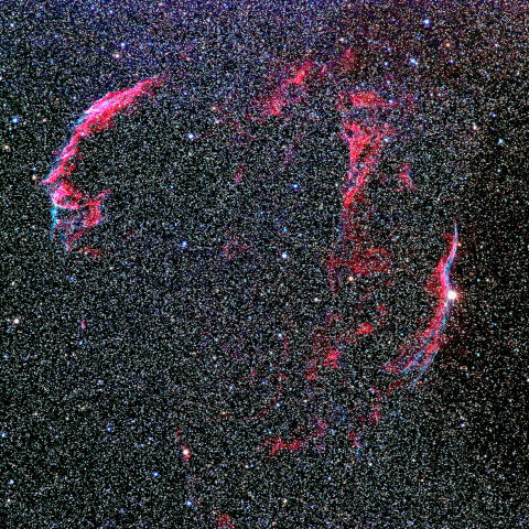 はくちょう座　網状星雲