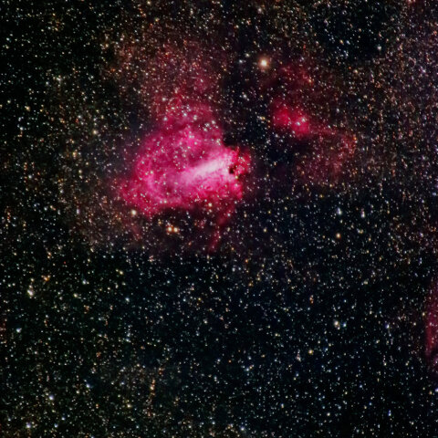 いて座の散光星雲M17