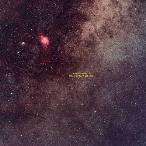 いて座の二つの新星