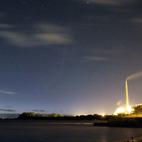 ブラジルでのラヴジョイ彗星（C/2011 W3）