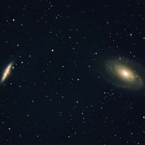 奥多摩から　M81、Ｍ82