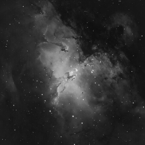 房総半島から　わし星雲　創造の柱