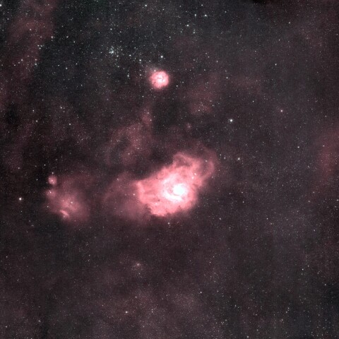 板橋区から　M8 M20 干潟星雲 三裂星雲