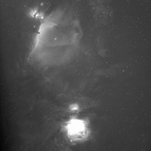 東京都奥多摩から　M42から馬頭星雲