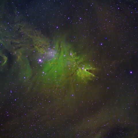 東京都板橋区から　NGC2264　コーン星雲ほか